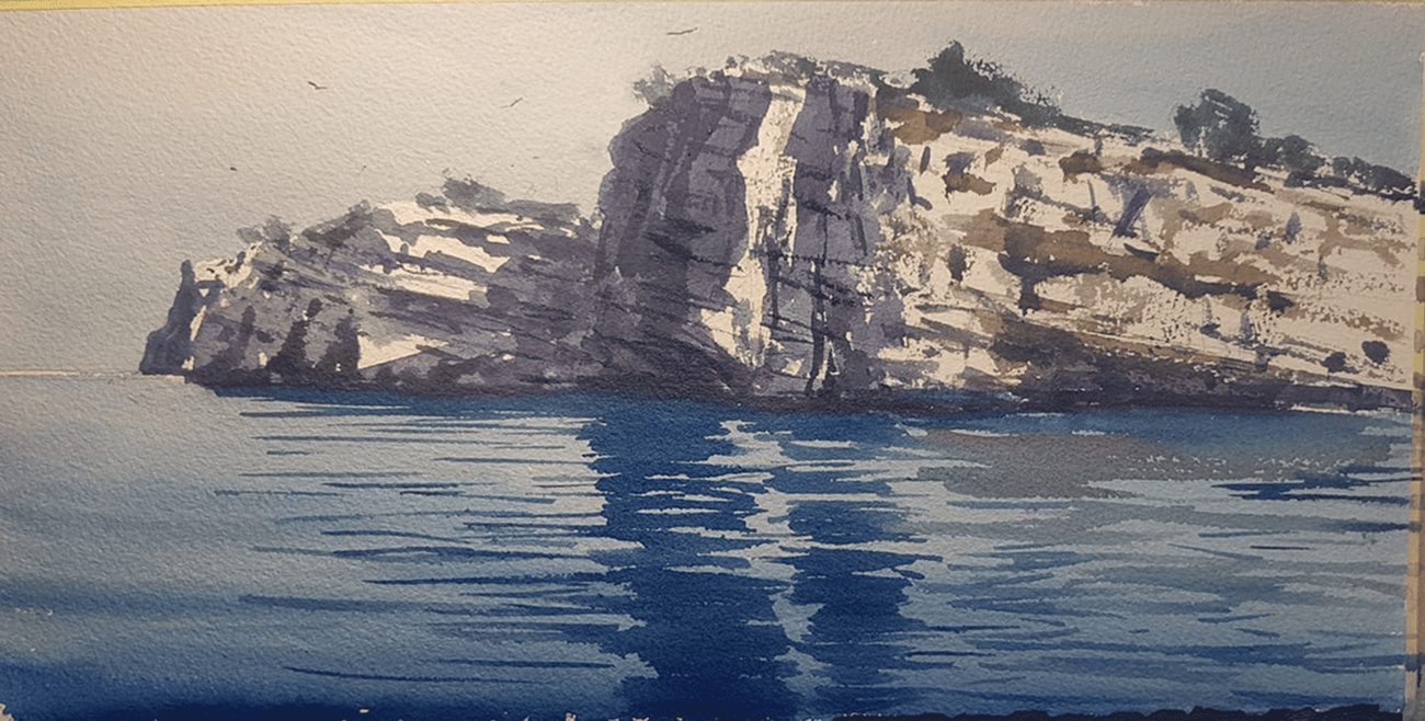 Telašćica Akvarel, 37 x 17 cm