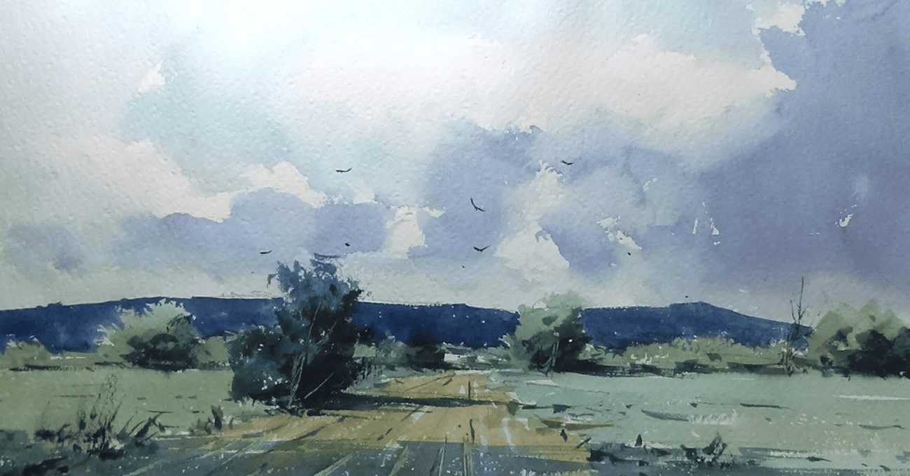 Put, Watercolor on paper . 37 x 17cm